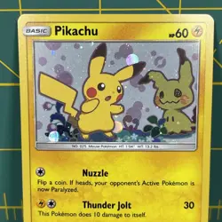 Pikachu Promo SM162 Team Up Blister Pokemon Card Excellent LP Sun & Moon Boxed - Image 3