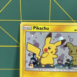 Pikachu Promo SM162 Team Up Blister Pokemon Card Excellent LP Sun & Moon Boxed - Image 4