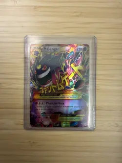 Pokemon M Gengar EX Mega Secret Rare Holo 121/119 XY Phantom Forces 220 HP - Image 1