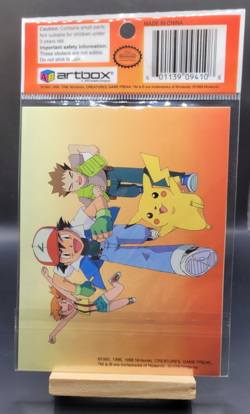 Pokemon 1999 Artbox Vintage Super Size Sticker Nintendo New Sealed Charmander - Image 2