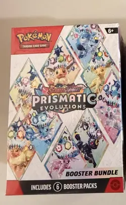 Pokemon Prismatic Evolutions Booster Bundle Box Scarlet & Violet TCG - Image 1