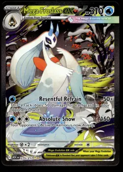 2026 Pokemon Ascended Heroes Mega Froslass ex Attack Rare #275 C68 - Image 1
