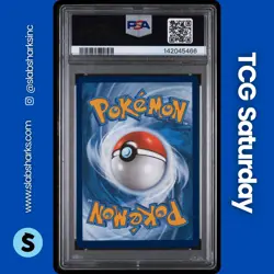 2025 POKEMON PRISMATIC EVOLUTIONS #023/131 VAPOREON EX DOUBLE RARE PSA 9 - Image 2