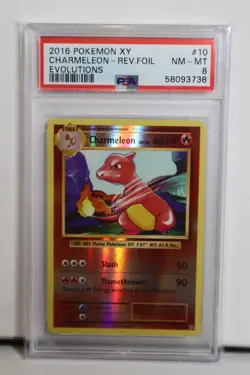 PSA 8 - 2016 XY Evolutions Charmeleon Rev Foil NM-MT Pokemon - Image 1