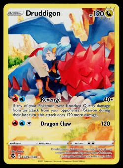 DRUDDIGON TG09/TG30 SILVER TEMPEST POKEMON TCG - Image 1