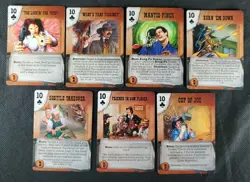 Deadlands Doomtown Boot Hill CCG Card Game Card Lot 10 Ten's Club's Mixed Rare - Image 1