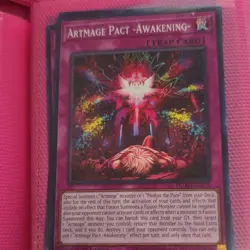 Konami Yu-Gi-Oh! Artmage card lot 1st Edition Foil Diactorus Graflare - Image 2