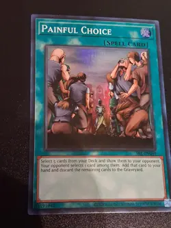 Yu-Gi-Oh Painful Choice Spell Ruler 25th Anniversary LP - Image 1