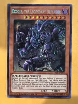 Yugioh Exodia, the Legendary Defender TN19-EN003 Limited Ed. Secret Rare - NM - Image 1