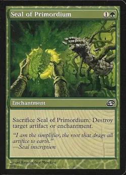 Seal of Primordium - Medium Play MTG Planar Chaos - Image 1