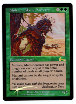 Multani, Maro-Sorcerer - MTG (SP+/NM Quality FOIL) - Urza's Legacy - See scans!! - Image 1