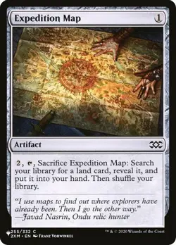 MTG magic 1x Expedition Map (M/NM) The List Reprints - Image 1