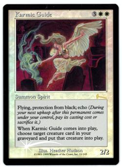 Karmic Guide -- MTG (SP+/NM Quality FOIL) - Urza's Legacy - See scans!! - Image 1