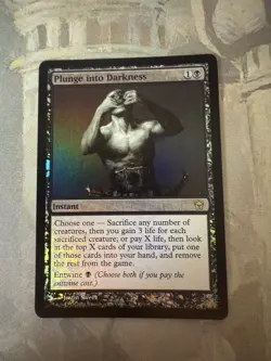 1x - Plunge Into Darkness - Fifth Dawn - Foil - MTG NM - Image 1