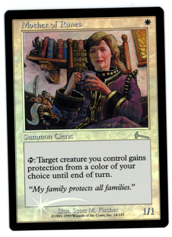 Mother of Runes -- MTG (SP+/NM Quality FOIL) - Urza's Legacy - See scans!! - Image 1