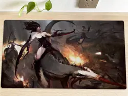MTG Seeker of Slaanesh Table Playmat TCG CCG Pad Trading Card Game Mat Mousepad - Image 1