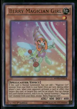 Berry Magician Girl MVP1-EN014 1st Edition - Yu-Gi-Oh! TCG Ultra Rare - Image 1
