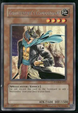 Gravekeeper's Commandant FOTB-EN015 Unlimited - Yu-Gi-Oh! TCG Rare - Image 1