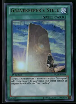 Gravekeeper's Stele LCJW-EN261 1st Edition - Yu-Gi-Oh! TCG Ultra Rare - Image 1