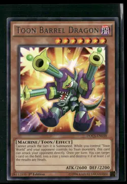 Toon Barrel Dragon DOCS-EN038 1st Edition - Yu-Gi-Oh! TCG Rare - Image 1
