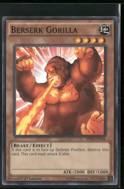 Berserk Gorilla BP03-EN008 1st Edition - Yu-Gi-Oh! TCG Shatterfoil Rare - Image 1