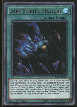 Dark Spirit's Mastery LED5-EN004 1st Edition - Yu-Gi-Oh! TCG Ultra Rare - Image 1