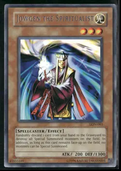 Jowgen the Spiritualist LON-061 Unlimited - Yu-Gi-Oh! TCG Rare - Image 1