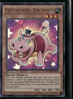 Performapal Hip Hippo DUEA-ENDE1 Limited - Yu-Gi-Oh! TCG Ultra Rare - Image 1