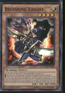 Beginning Knight DOCS-EN022 1st Edition - Yu-Gi-Oh! TCG Super Rare - Image 1