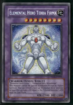 Elemental Hero Terra Firma PP02-EN009 Unlimited - Yu-Gi-Oh! TCG Secret Rare - Image 1