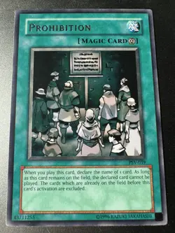 Yugioh! HP Prohibition - PSV-039 - Rare - Unlimited Edition Moderately Played - Image 1