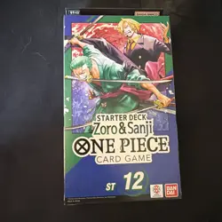 One Piece TCG Zoro & Sanji Starter Deck ST-12 English (SEALED) - Image 1