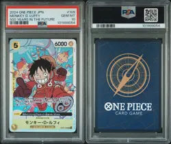 PSA 10 One Piece Japanese Monkey D. Luffy OP07-109 SR 500 Years In The Future - Image 3
