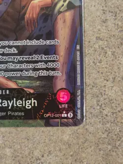 ❗Silvers Rayleigh (( OP12-001) L☆ ALT ART) MINT☆❗ - Image 4