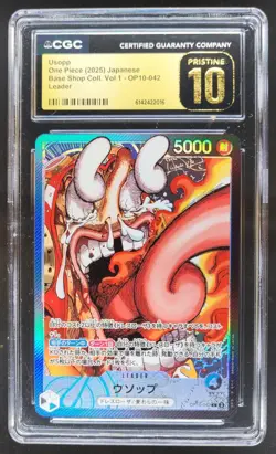 2025 ONE PIECE JP USOPP LEADER OP10-042 CGC 10 PRISTINE C PT - Image 1