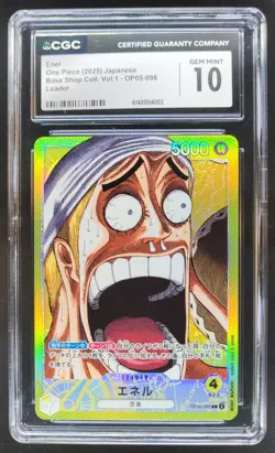 2025 ONE PIECE JP ENEL LEADER OP05-098 CGC 10 C PT - Image 1