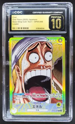 2025 ONE PIECE JP ENEL LEADER OP05-098 CGC 10 PRISTINE C PT - Image 1