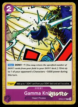 Gamma Knife OP05-077 Awakening of the New Era One Piece NM - Image 1
