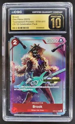 2023 ONE PIECE BROOK PROMO ST01-011 CGC 10 PRISTINE C PT - Image 1