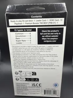 One Piece TCG Black Smoker Starter Deck (ST-19) Brand New Sealed With PRB01 Pack - Image 2