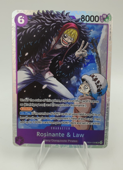 Rosinante & Law EB04-038 SR Foil The Azure Sea's Seven One Piece TCG - Image 2