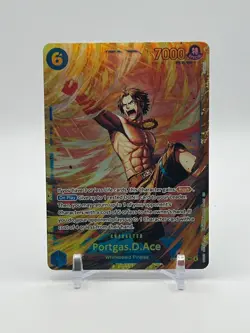 One Piece Portgas.D.Ace Secret Rare SEC OP13-119 Carrying On His Will English - Image 1