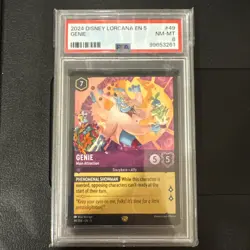 2024 Disney Lorcana En 5 Genie #49 Storyborn Ally Main Attraction Legendary - Image 1