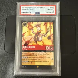 2024 Disney Lorcana En 5 Donald Duck #107 Pie Slinger Legendary Floodborn Hero - Image 1