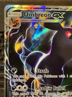 Pokemon UMBREON GX Card BLACK STAR PROMO Set SM36 Holo Premium Collection NM - Image 2