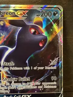 Pokemon UMBREON GX Card BLACK STAR PROMO Set SM36 Holo Premium Collection NM - Image 3