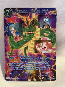 Dragon Ball Super Card Game Shenron, Stolen Wish SPR Battle BT30-038 - Image 1