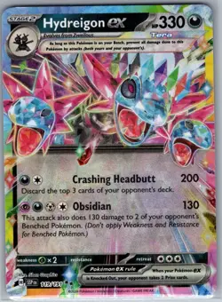 Hydreigon ex 119/191 SV08: Surging Sparks - Pokemon Card - NM - Image 1