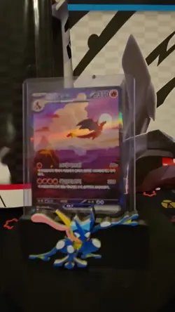 -USA SELLER- Charizard ex 201/165 Sar Pokemon Card 151 Holo Alt Art - Korean - Image 2