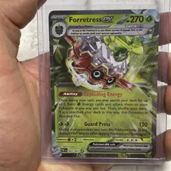 Forretress ex 002/091 Double Rare Scarlet & Violet Paldean Fates Pokemon NM/MT - Image 1